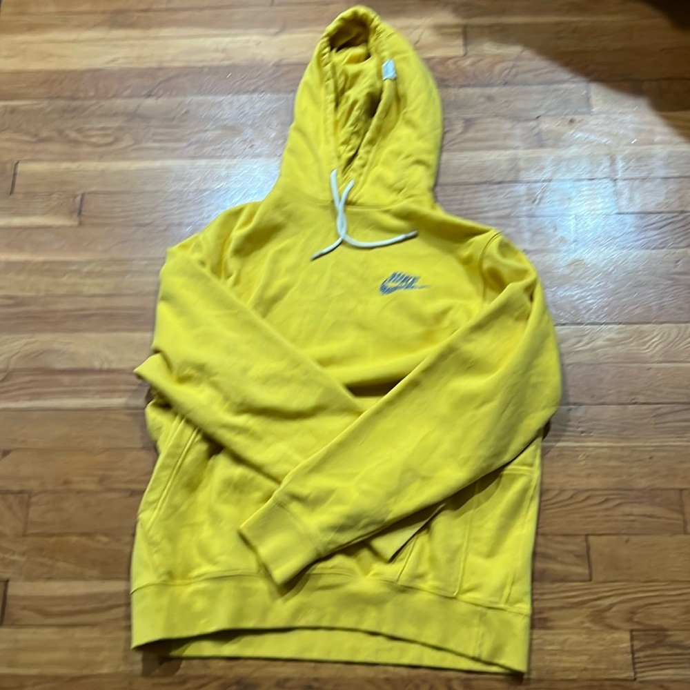 Mens Nike Yellow Hoodie